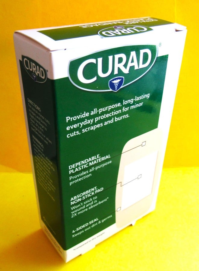Curad Extra Large Plastic Bandage 2x4 Size 10ct - Image 2